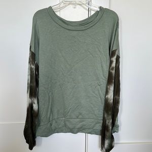 ERGE designs sage green sweatshirt